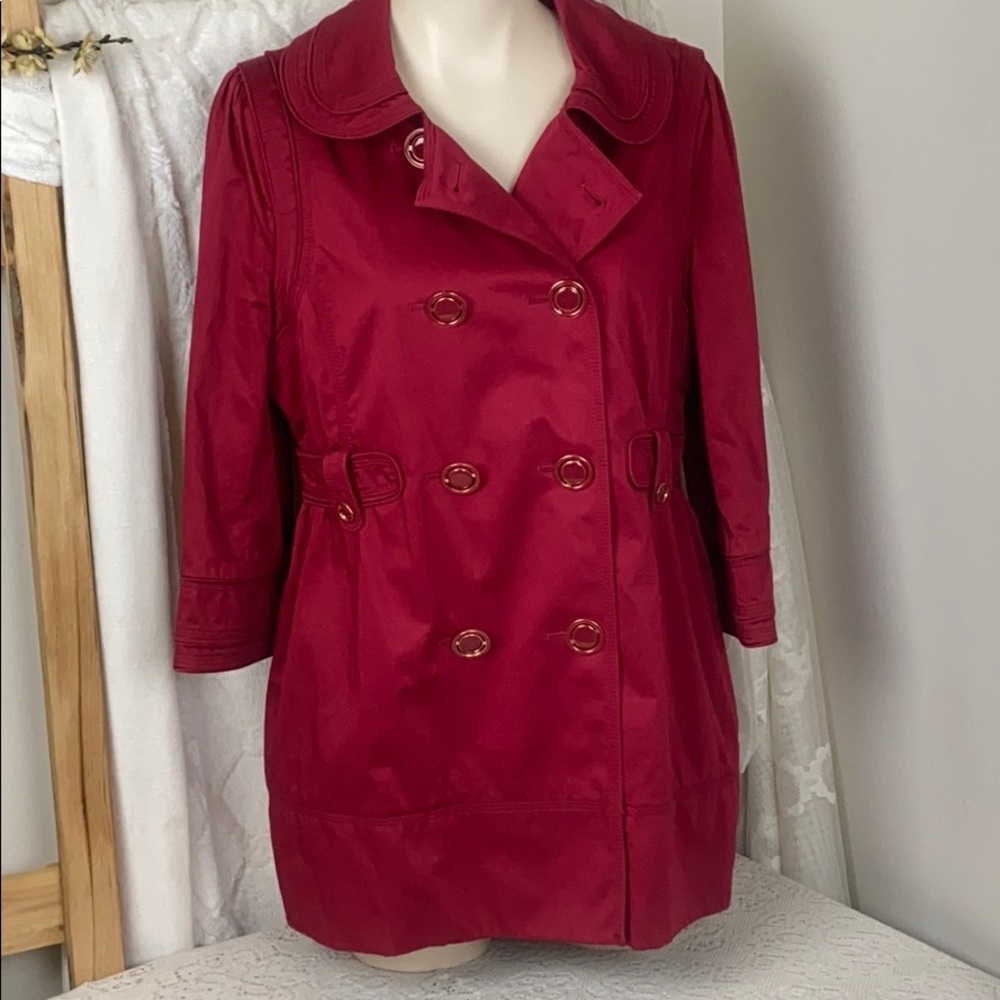 Juicy Couture Red Princess Coat Jacket